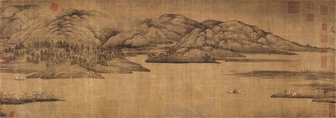 宋复古画《潇湘晚景图》三首