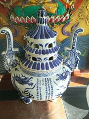 以椰子香炉花瓶为大人寿