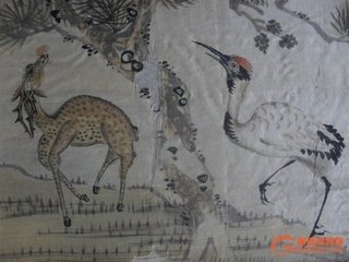 咏门上画松，上元、王、杜三相公（一作崔峒诗）