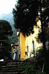 题九华山