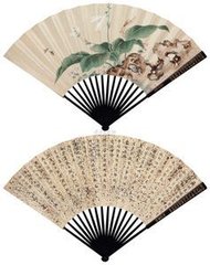 题草虫扇二首