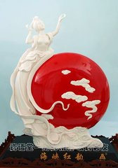 摸鱼子 洹堂盆池红日莲开，予适卧病城居，