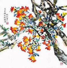 咏灯花同侯十一