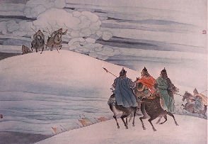 送祁乐归河东