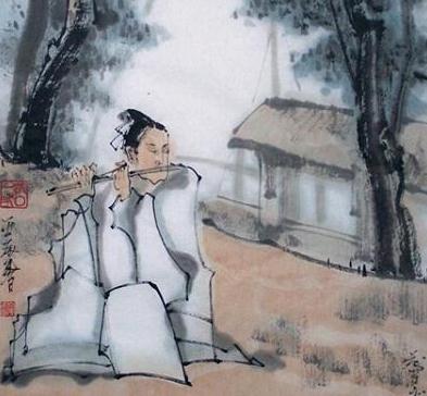 观胡人吹笛