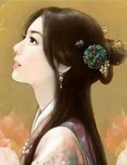 菩萨蛮·双针竞引双丝缕
