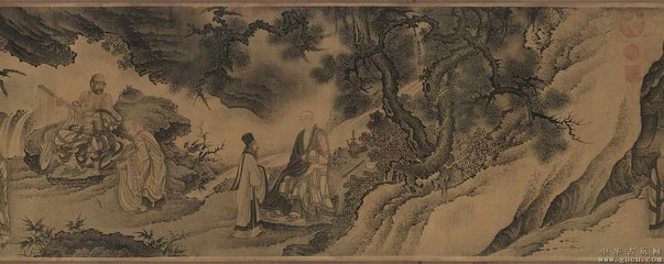 题六代祖师画像