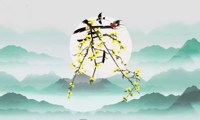 【南吕】一枝花_春雨润夭桃
