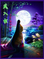 风入松·向人圆月转分明