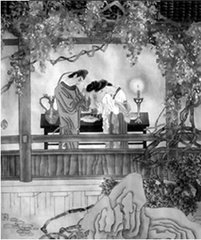 听夜雨寄卢纶