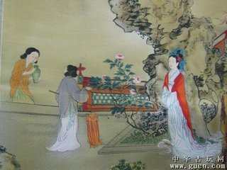 宫妃夜游图