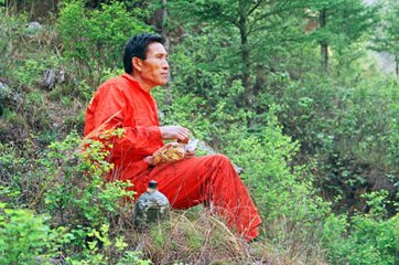 同张公望湖上避暑到四圣观招柏堂月潭二道士