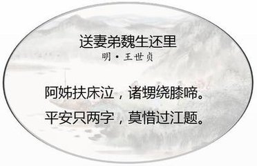 送妻弟魏生还里