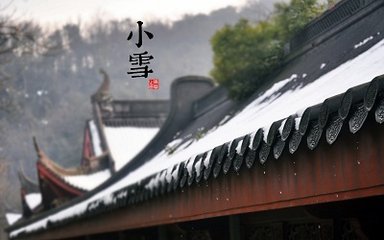 巴南郡斋雨中，偶看长历，是日小雪，有怀昔