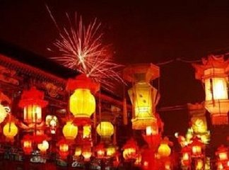 上元日紫极宫门观州民然灯张乐