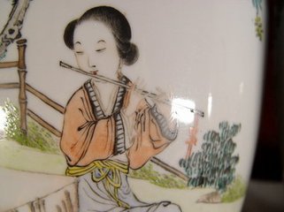 横秋风吹笛