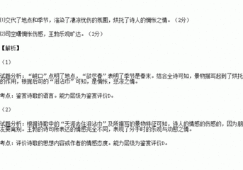 留卢秦卿（一作司空曙诗）