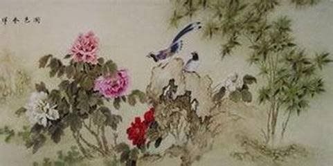题阎立本画水官