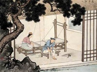 闻机上妇说蚕事之辛勤织未成缣往往取偿债家